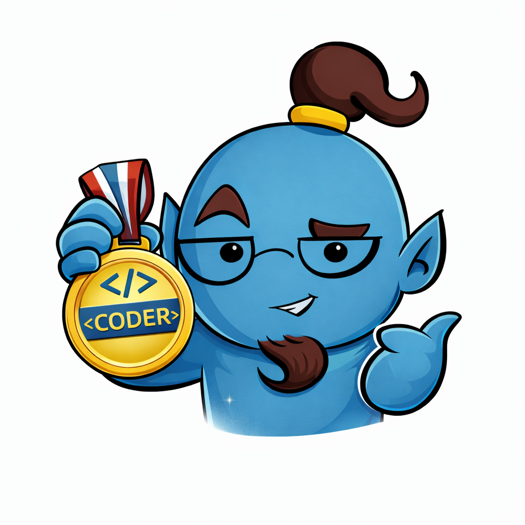 Genie celebrating your achievement
